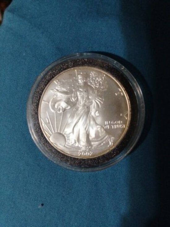 U.S. Mint Other - 2002 Walking Liberty American Eagle Silver Dollar .999 fine Uncirculated